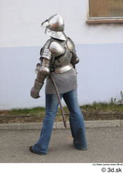 Whole Body Woman Pose with sword White Army Historical Studio photo references